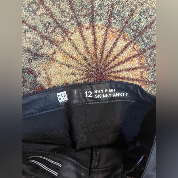 Gap Denin Kids Skinny Leather Pant Size 12 - Picture 2 of 3